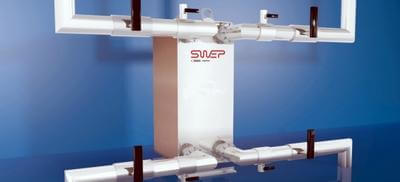 Heat exchanger connected so that the cleaning circuit can be easily connected