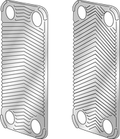 The units are manufactured with different herringbone patterns, as shown in the image The units are manufactured with different herringbone patterns, as shown in the image